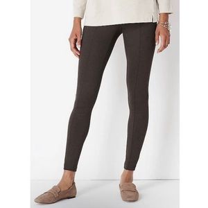 J Jill Smoothing Ponte Legging Womens Charcoal Gray Pull On Pant Minimalist
